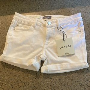 Girls piper cuffed denim shorts